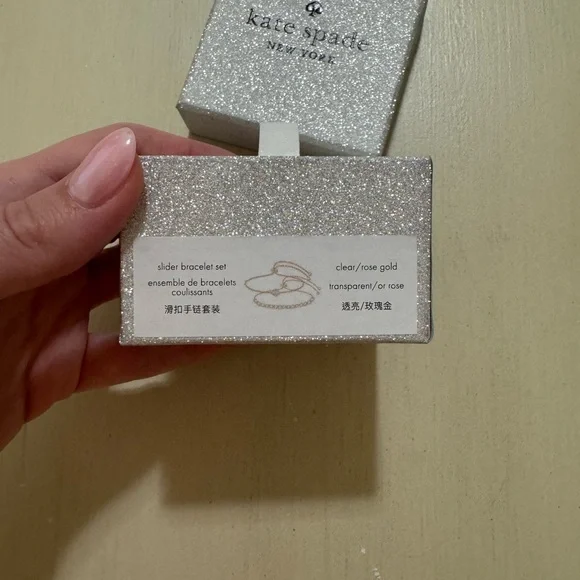 Kate Spade Rose Gold Slider Bracelets - Picture 3 of 4